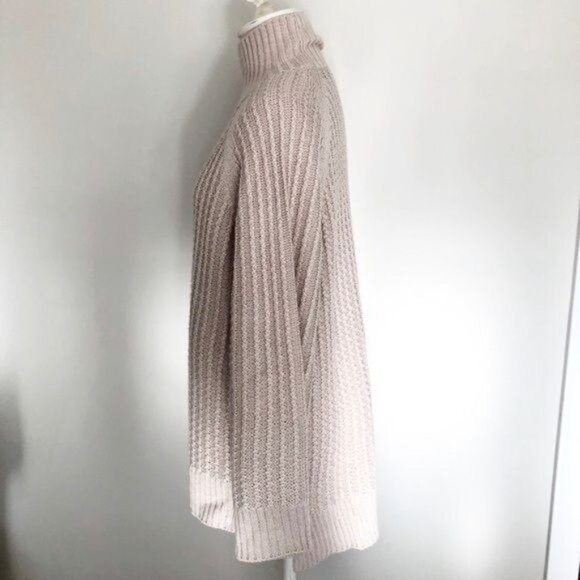 Revolve Pink Stitch Celine Turtleneck Sweater Size Large - Picture 7 of 10
